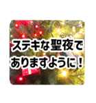 *花*クリスマス（個別スタンプ：15）