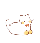 ふんわりシロねこ【文字なし】（個別スタンプ：5）