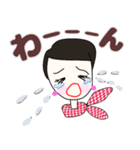 ベリーショートヘアプリティウーマン黒ver.（個別スタンプ：17）