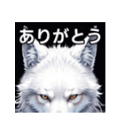 おしゃべりな狼スタンプ（個別スタンプ：3）