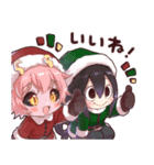 冬のヒロアカスタンプ【クリスマスお正月】（個別スタンプ：13）