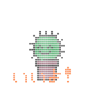 ゆるーいサボテンちゃん（ドット絵）（個別スタンプ：5）