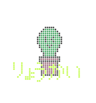 ゆるーいサボテンちゃん（ドット絵）（個別スタンプ：14）