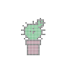ゆるーいサボテンちゃん（ドット絵）（個別スタンプ：15）