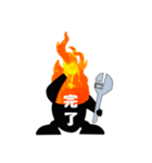 炎天DARK（個別スタンプ：16）