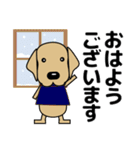 大きな文字 優しい気遣い 犬好きさんへ 冬（個別スタンプ：18）