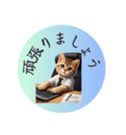 「リアルなねこのLINEスタンプ」が登場！（個別スタンプ：21）