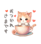 猫がいっぱい♡年末年始【改訂版】（個別スタンプ：32）