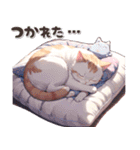 【冬】アニメ猫♡（個別スタンプ：22）