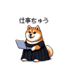 旦那・彼氏に送る大人な社会人太っちょ柴犬（個別スタンプ：2）