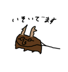フェイスシールドの冬（個別スタンプ：10）