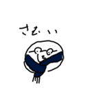 フェイスシールドの冬（個別スタンプ：13）