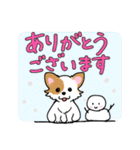 ふわもふ♡チワワ *冬・楽しい毎日*（個別スタンプ：10）