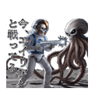 宇宙飛行死（個別スタンプ：34）