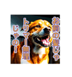 ブチ切れる犬（個別スタンプ：13）