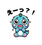 きょうりゅうの毎日：日常会話＆冬ver.挨拶（個別スタンプ：16）