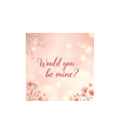 Would you be mine？フラーティングラインズ（個別スタンプ：3）