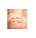 Would you be mine？フラーティングラインズ（個別スタンプ：5）