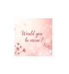 Would you be mine？フラーティングラインズ（個別スタンプ：6）