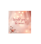 Would you be mine？フラーティングラインズ（個別スタンプ：9）