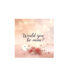 Would you be mine？フラーティングラインズ（個別スタンプ：14）