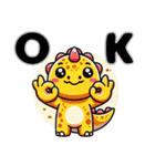 きょうりゅうの毎日：日常＆冬ver.(敬語編)（個別スタンプ：27）