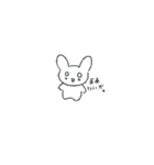 ドット゚うさぎ（個別スタンプ：2）