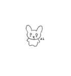 ドット゚うさぎ（個別スタンプ：4）