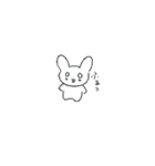 ドット゚うさぎ（個別スタンプ：9）