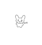 ドット゚うさぎ（個別スタンプ：14）