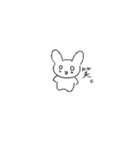 ドット゚うさぎ（個別スタンプ：16）