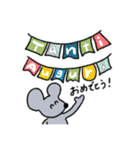 イタリア語を話す ねずみちゃんtopolin（個別スタンプ：13）