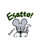 イタリア語を話す ねずみちゃんtopolin（個別スタンプ：22）