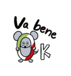 イタリア語を話す ねずみちゃんtopolin（個別スタンプ：23）