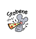 イタリア語を話す ねずみちゃんtopolin（個別スタンプ：24）