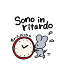 イタリア語を話す ねずみちゃんtopolin（個別スタンプ：28）