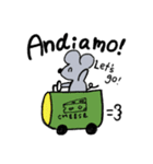 イタリア語を話す ねずみちゃんtopolin（個別スタンプ：29）