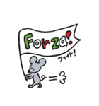 イタリア語を話す ねずみちゃんtopolin（個別スタンプ：39）
