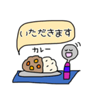 みんな生きてる顔スタンプ②シュール手書き（個別スタンプ：9）