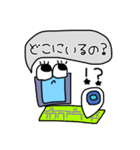 みんな生きてる顔スタンプ②シュール手書き（個別スタンプ：14）