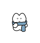おりこうねこちゃん(冬だね)（個別スタンプ：2）