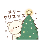 冬のもこもこくまさん(お正月とクリスマス)（個別スタンプ：28）