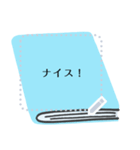 手書きノート【メッセージシール-日本語】（個別スタンプ：5）