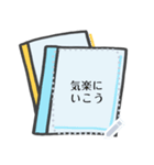 手書きノート【メッセージシール-日本語】（個別スタンプ：7）