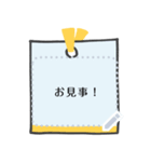 手書きノート【メッセージシール-日本語】（個別スタンプ：24）