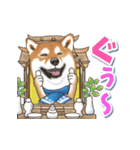 柴犬さんのあけおめスタンプ（再販）（個別スタンプ：8）