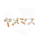 ヤニカスたばこ文字（個別スタンプ：8）