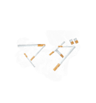 ヤニカスたばこ文字（個別スタンプ：35）