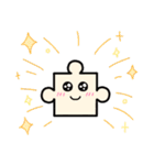 毎日使いやすい☆かわいいパズルの日常（個別スタンプ：12）