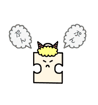 毎日使いやすい☆かわいいパズルの日常（個別スタンプ：25）
